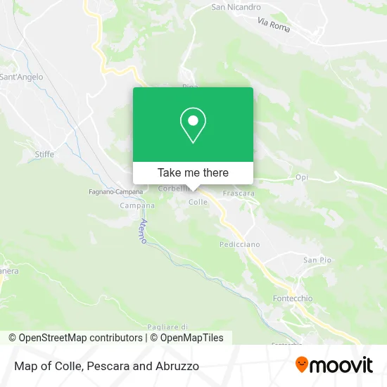 Map of Colle map