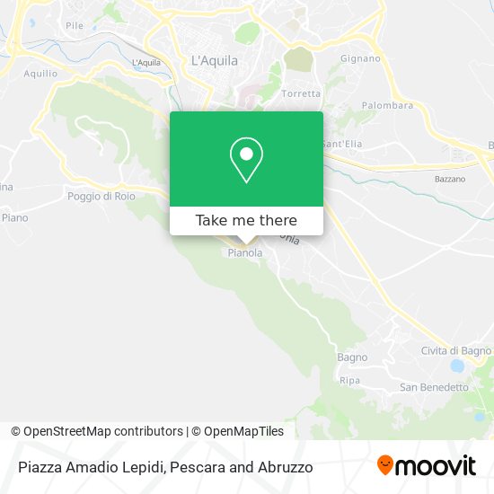 Piazza Amadio Lepidi map