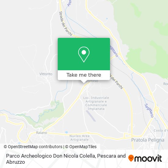Parco Archeologico Don Nicola Colella map