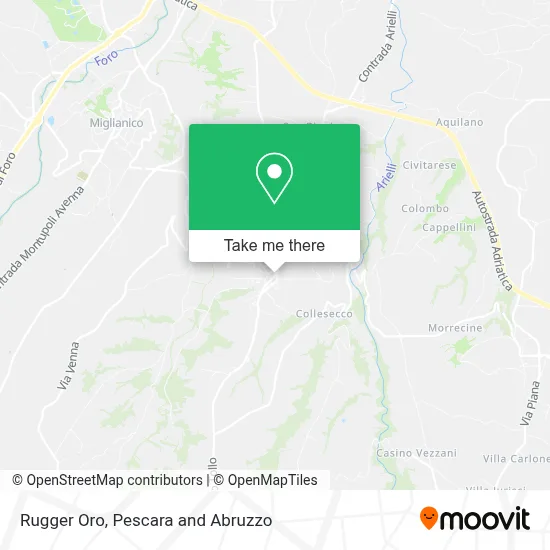 Rugger Oro map