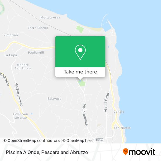 Piscina A Onde map