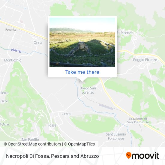 Necropoli Di Fossa map