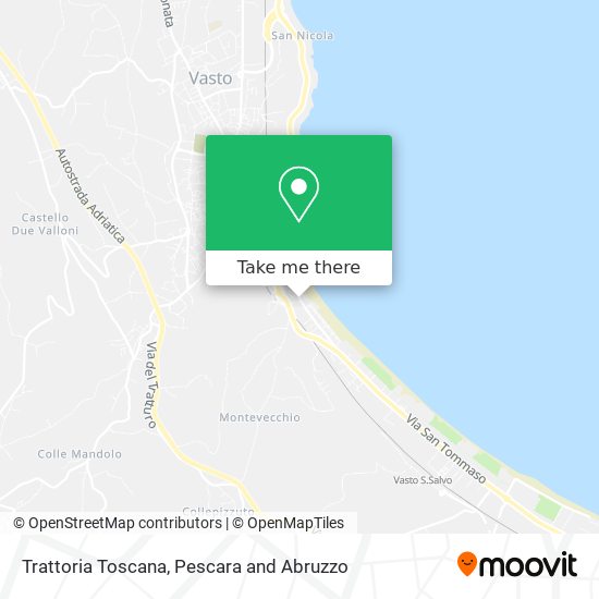 Trattoria Toscana map