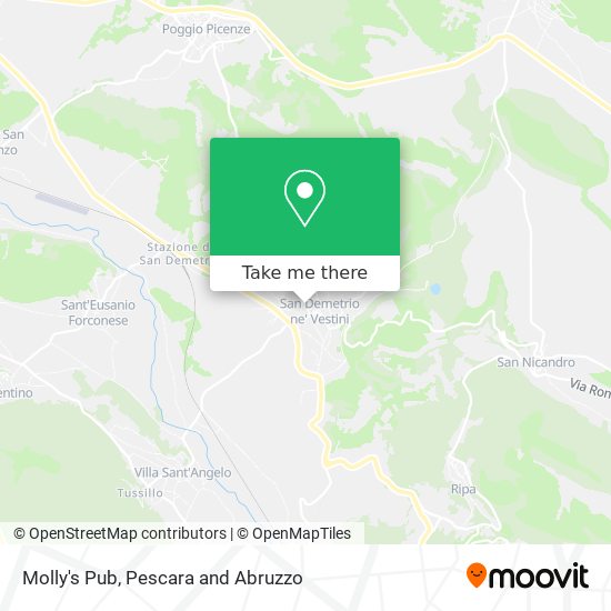 Molly's Pub map