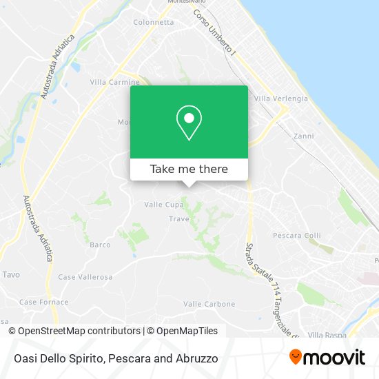 Oasi Dello Spirito map