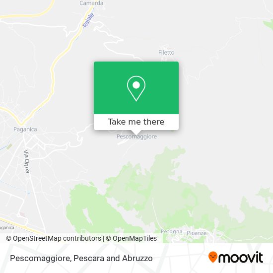 Pescomaggiore map