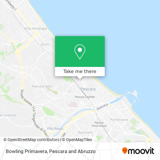 Bowling Primavera map
