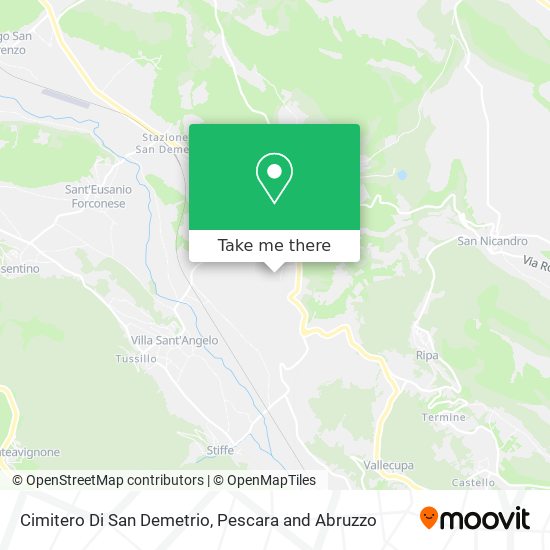 Cimitero Di San Demetrio map