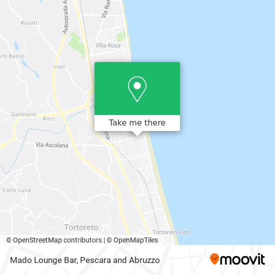 Mado Lounge Bar map