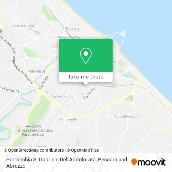 Parrocchia S. Gabriele Dell'Addolorata map