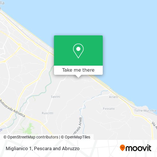 Miglianico 1 map