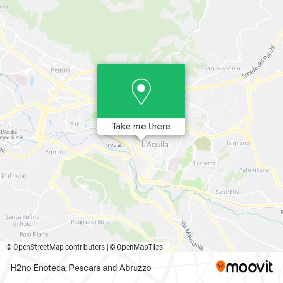 H2no Enoteca map
