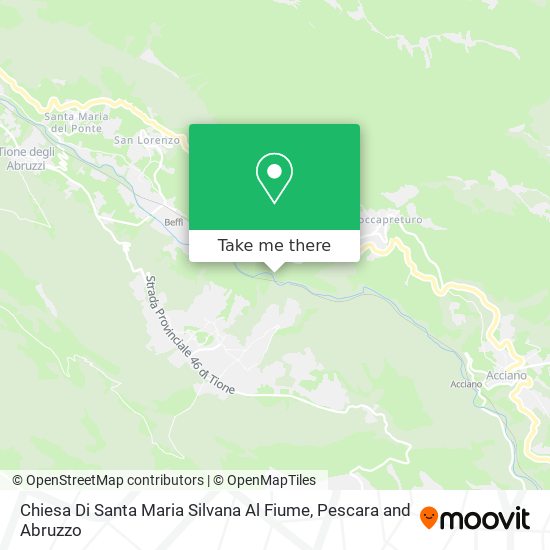 Chiesa Di Santa Maria Silvana Al Fiume map