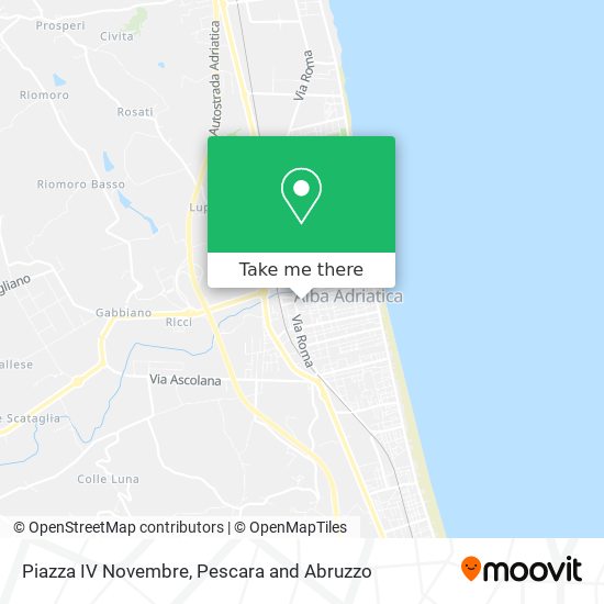 Piazza IV Novembre map