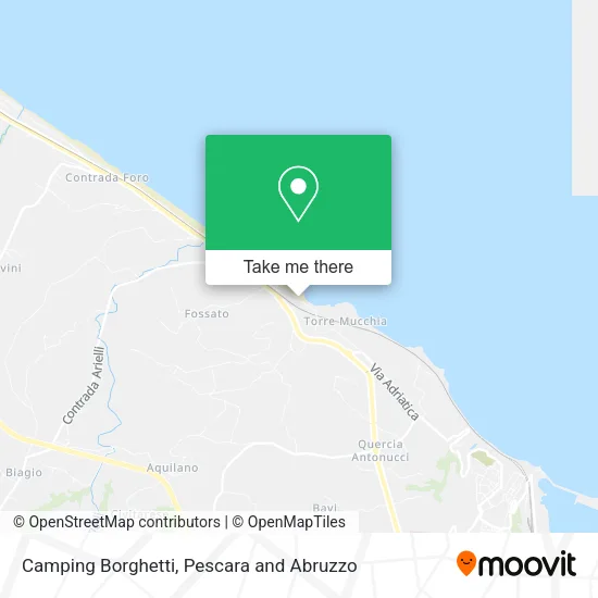 Camping Borghetti map