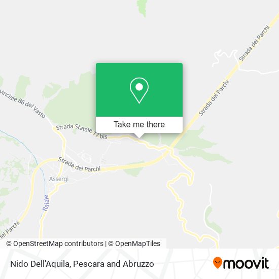 Nido Dell'Aquila map
