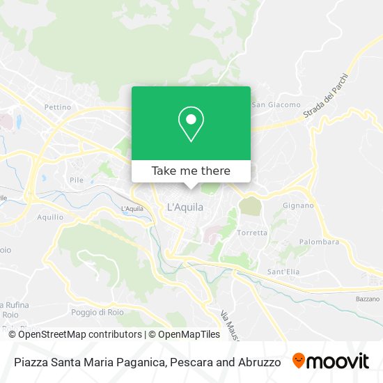 Piazza Santa Maria Paganica map