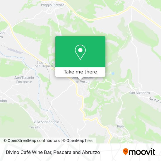 Divino Cafè Wine Bar map