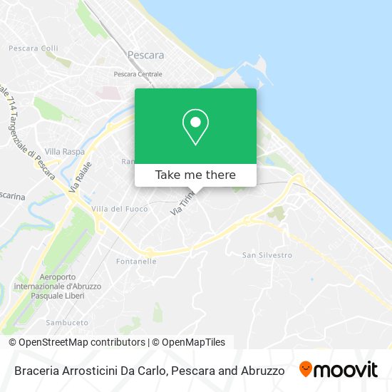 Braceria Arrosticini Da Carlo map