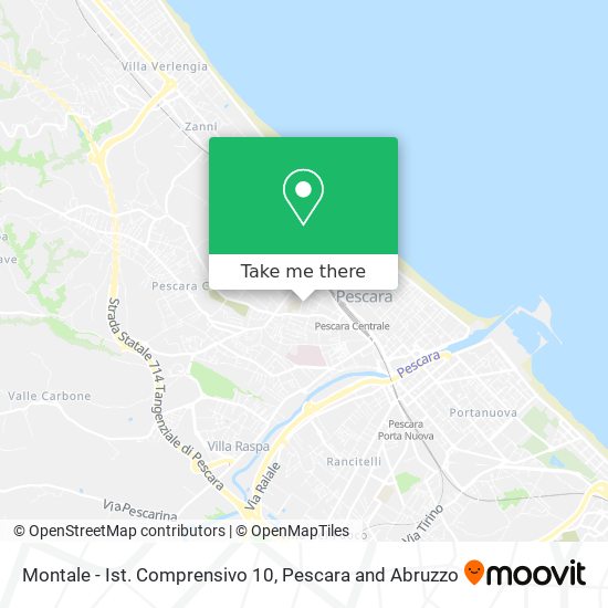 Montale - Ist. Comprensivo 10 map