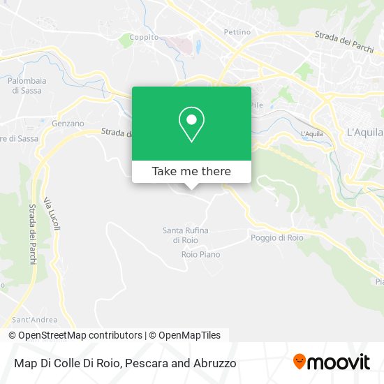Map Di Colle Di Roio map
