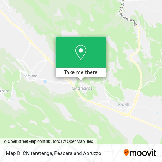 Map Di Civitaretenga map