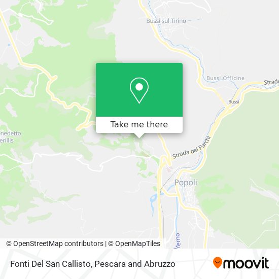 Fonti Del San Callisto map