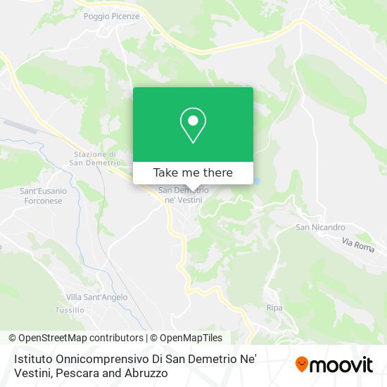 Istituto Onnicomprensivo Di San Demetrio Ne' Vestini map