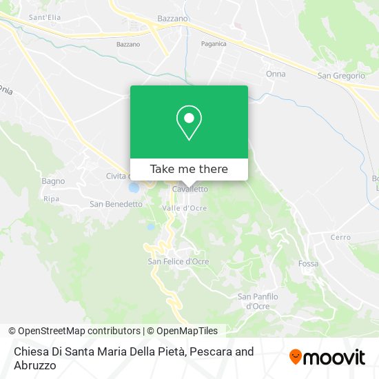 Chiesa Di Santa Maria Della Pietà map