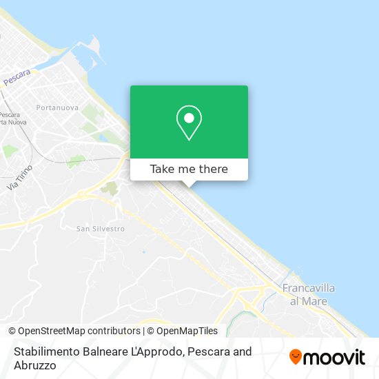 Stabilimento Balneare L'Approdo map