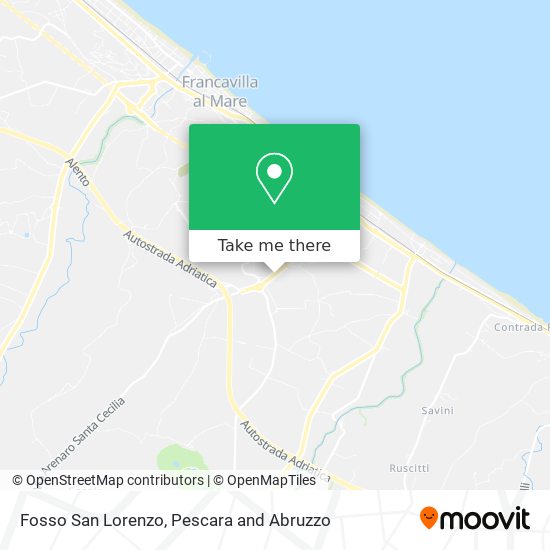 Fosso San Lorenzo map
