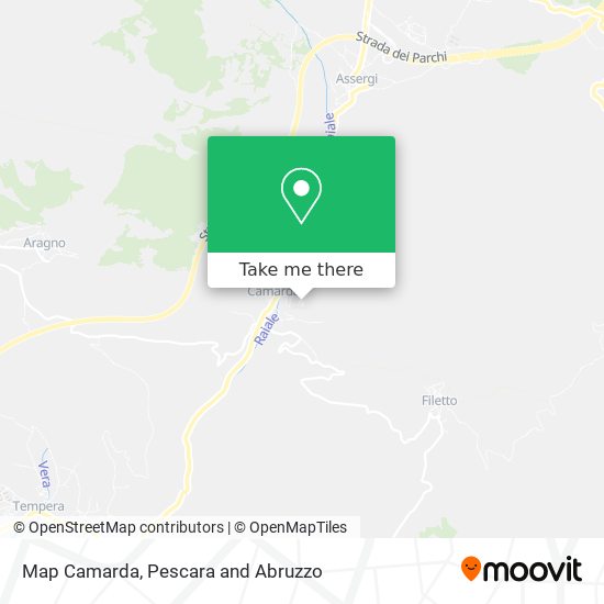 Map Camarda map