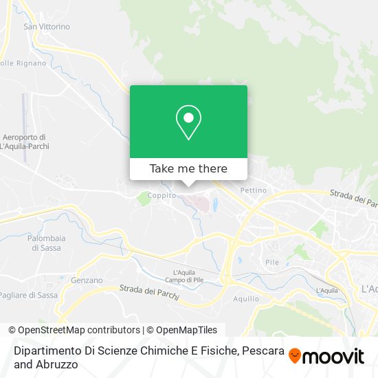 Dipartimento Di Scienze Chimiche E Fisiche map