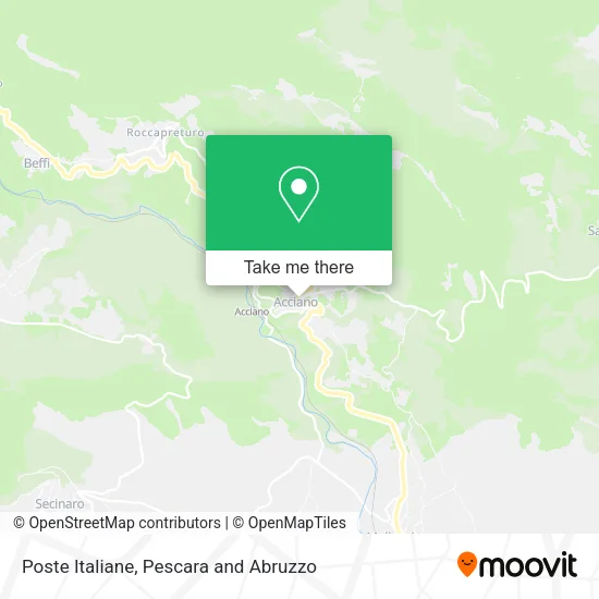 Italian Post Office map