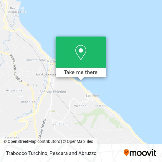 Trabocco Turchino map