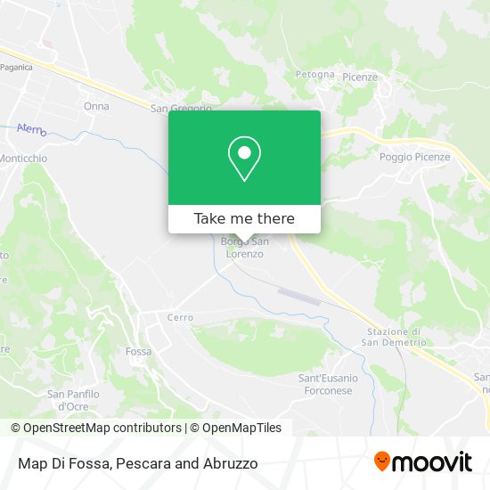 Map Di Fossa map