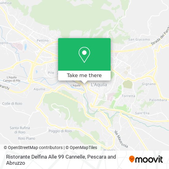 Ristorante Delfina Alle 99 Cannelle map
