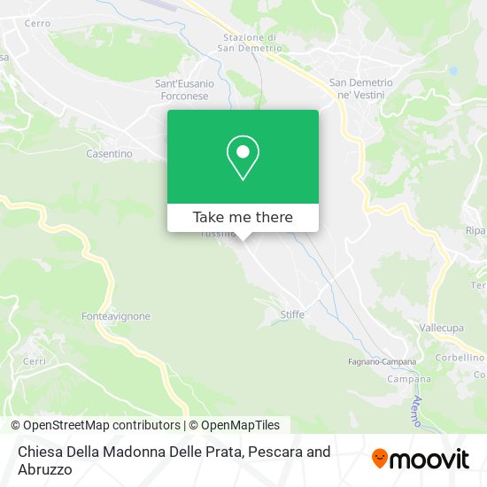 Chiesa Della Madonna Delle Prata map