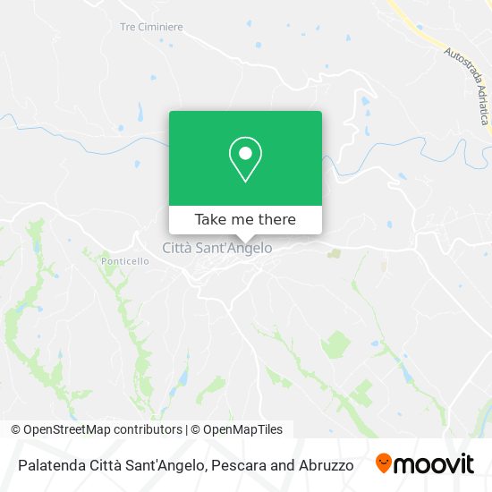 Palatenda Città Sant'Angelo map