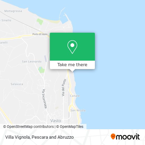 Villa Vignola map