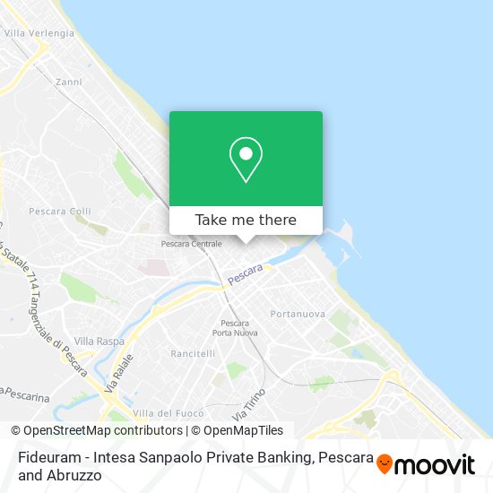 Fideuram - Intesa Sanpaolo Private Banking map