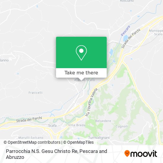 Parrocchia N.S. Gesu Christo Re map