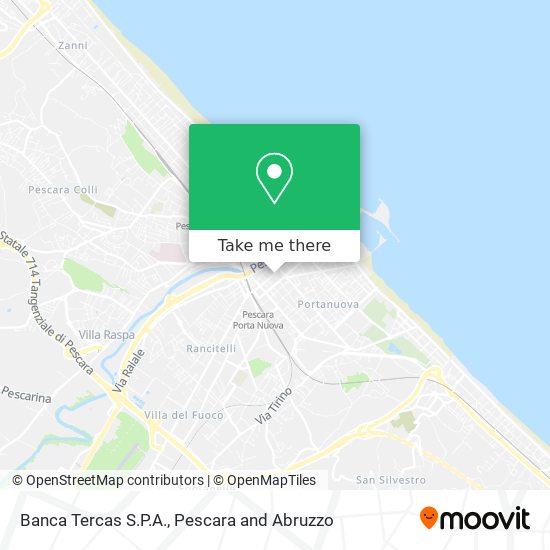 Banca Tercas S.P.A. map