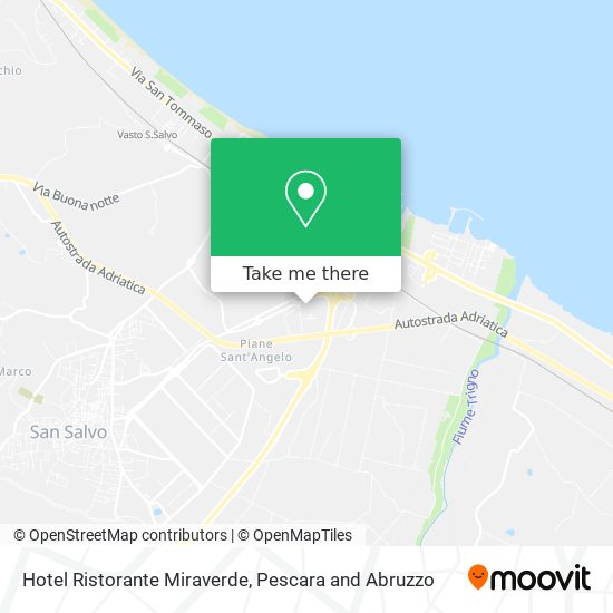 Hotel Ristorante Miraverde map