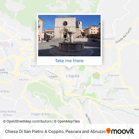 Chiesa Di San Pietro A Coppito map