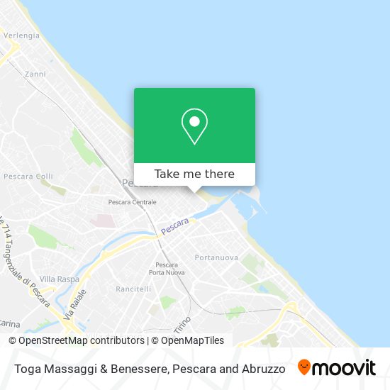 Toga Massaggi & Benessere map