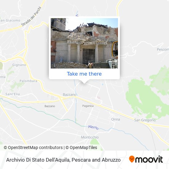 Archivio Di Stato Dell'Aquila map