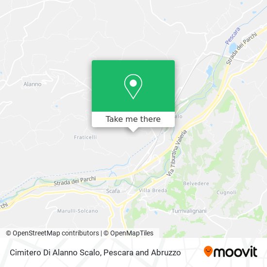 Cimitero Di Alanno Scalo map