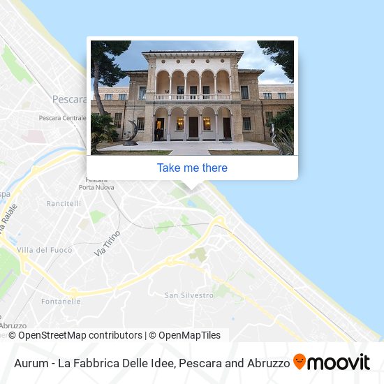 Aurum - La Fabbrica Delle Idee map