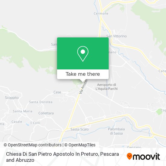 Chiesa Di San Pietro Apostolo In Preturo map